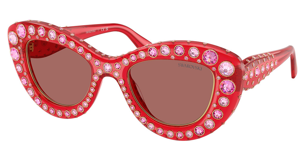 TRANSPARENT RED / DARK VIOLET