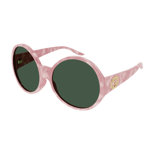 Gucci GG0954S round sunglasses in Pink Pink Red/Red