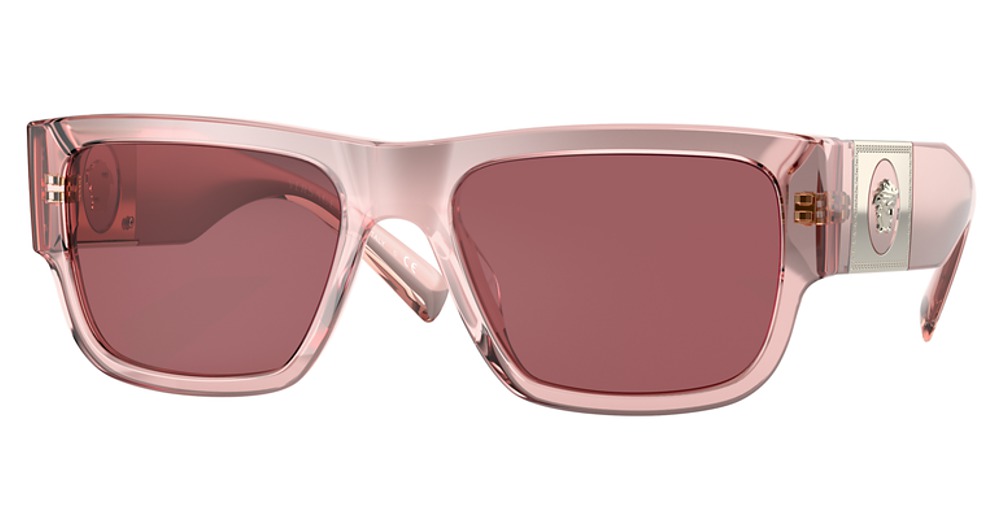 TRANSPARENT PINK / DARK VIOLET