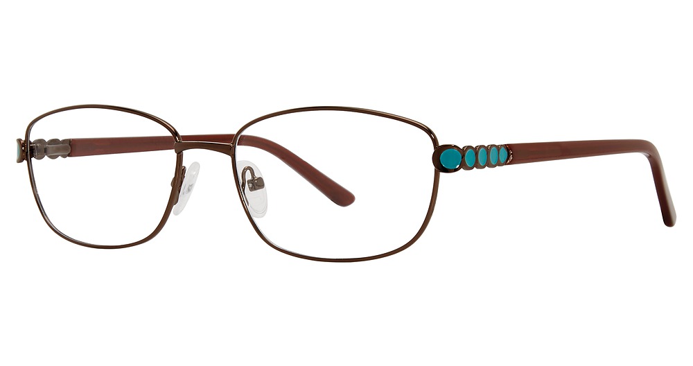 brown/turquoise