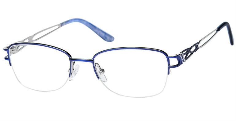 Silver/Blue