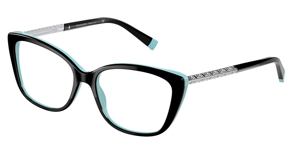 BLACK ON TIFFANY BLUE