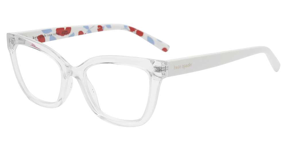 Kate Spade JOANIE/BB rectangle eyeglasses in Crystal
