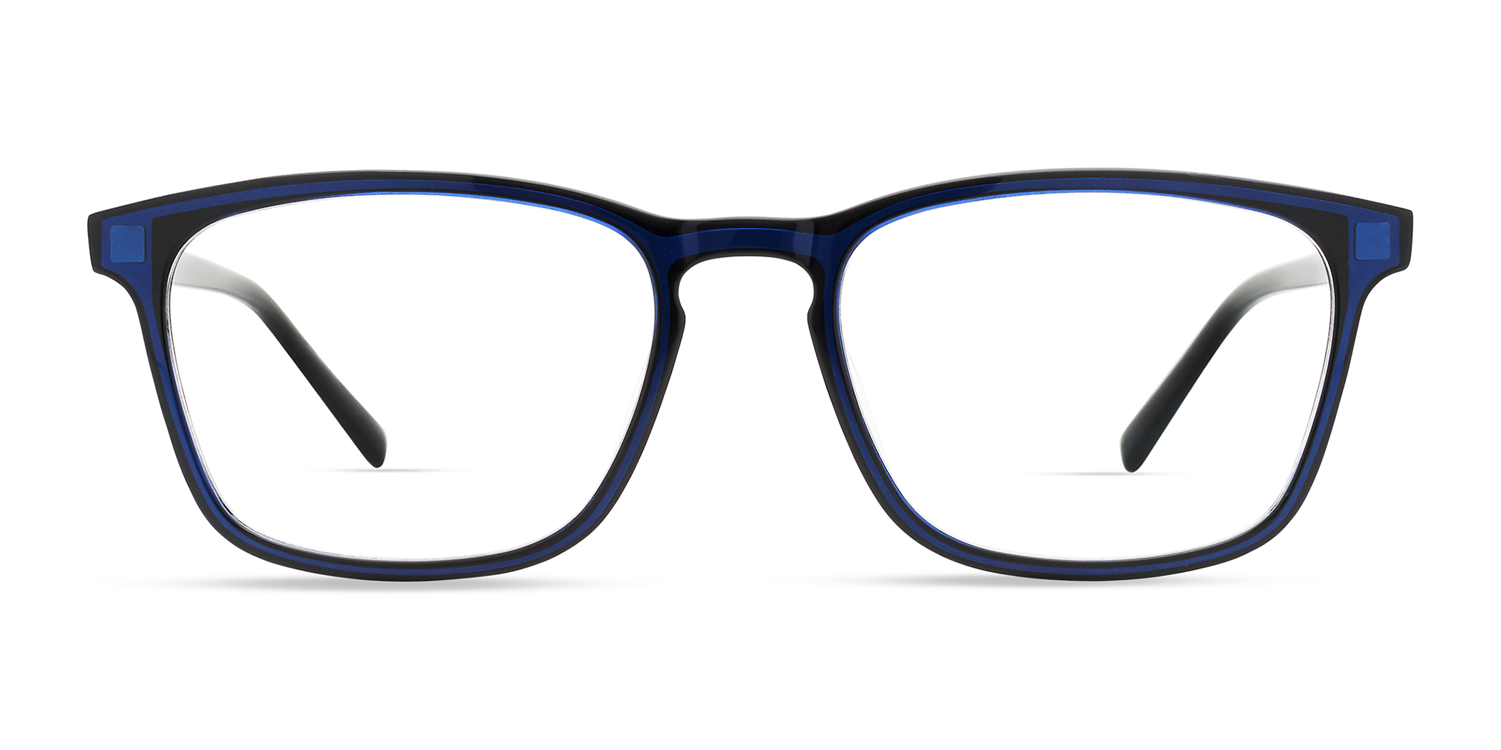 Modo 6616 rectangle eyeglasses in Bright Blue/Black