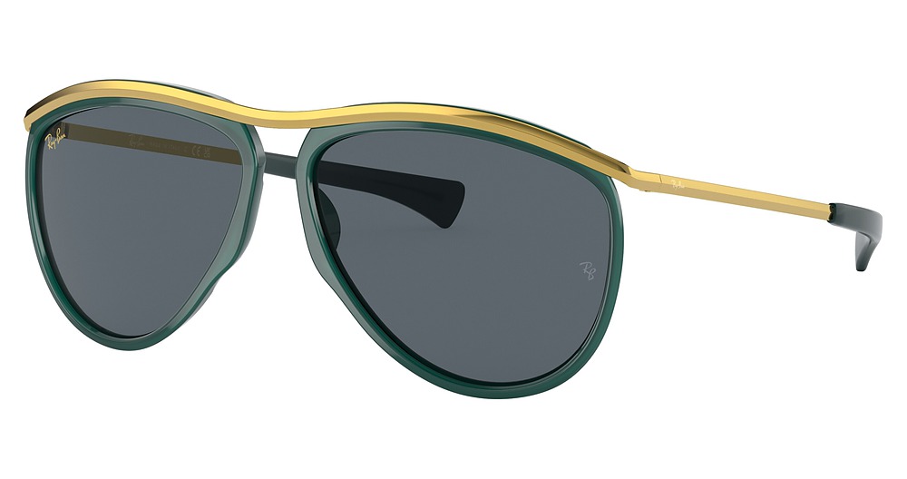 Ray-Ban RB2219 OLYMPIAN AVIATOR aviator sunglasses in Transparent Green/?