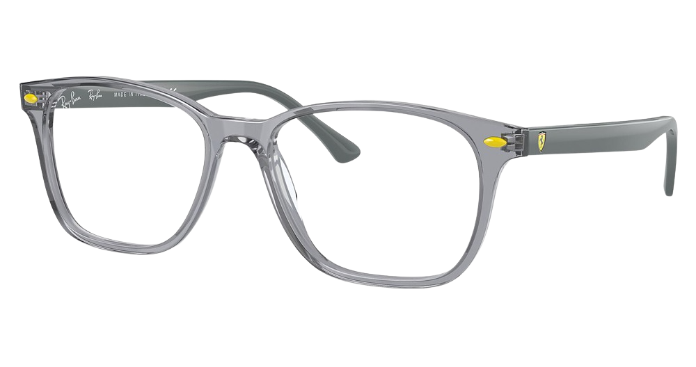 Ray-Ban RX5405M round eyeglasses in Transparent Grey
