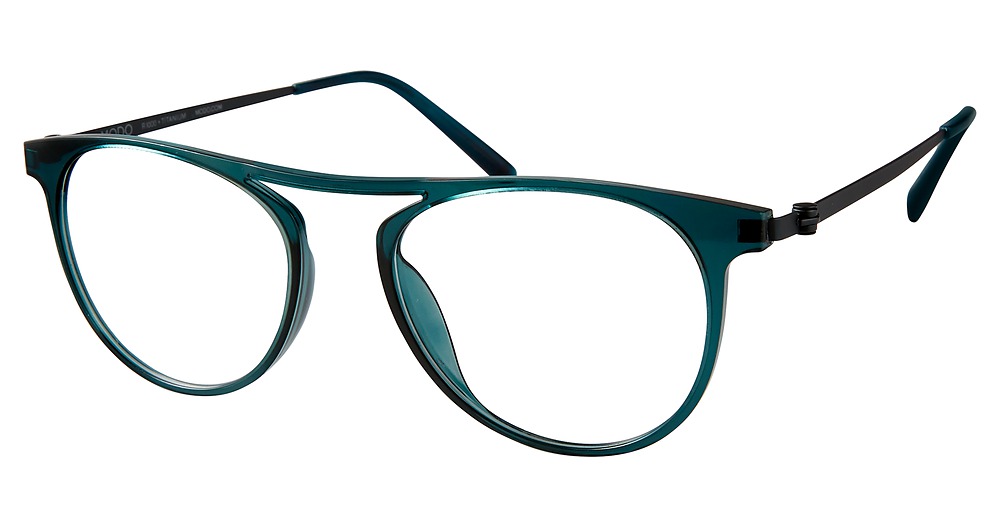 Modo 7012 round eyeglasses in Teal
