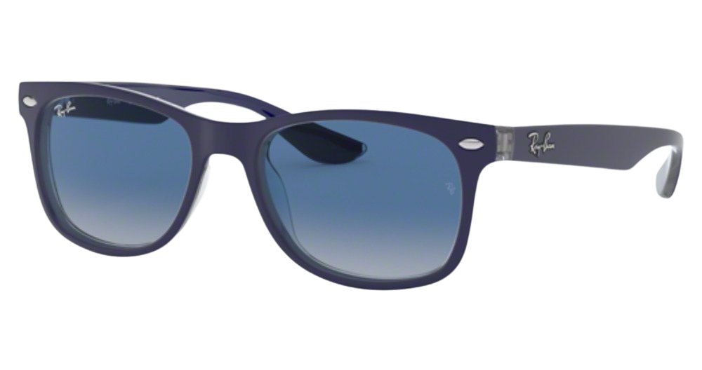 MATTE BLUE ON TRANSPAREN / LIGHT GREY GRADIENT DARK BLUE