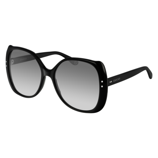 Gucci GG0472S round sunglasses in Black