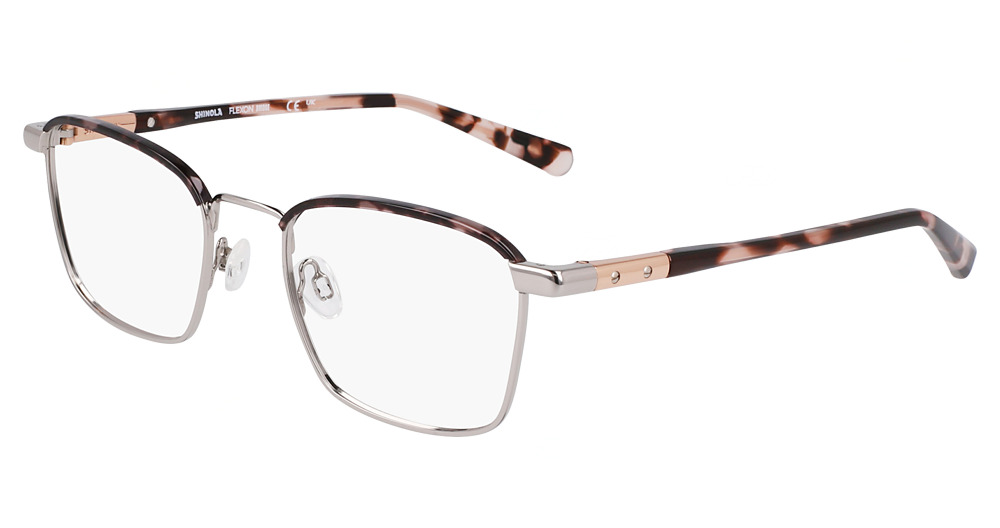 SHINY SILVER/BLUSH TORTOISE
