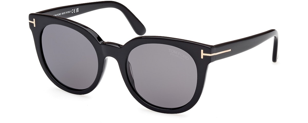 shiny black / smoke polarized