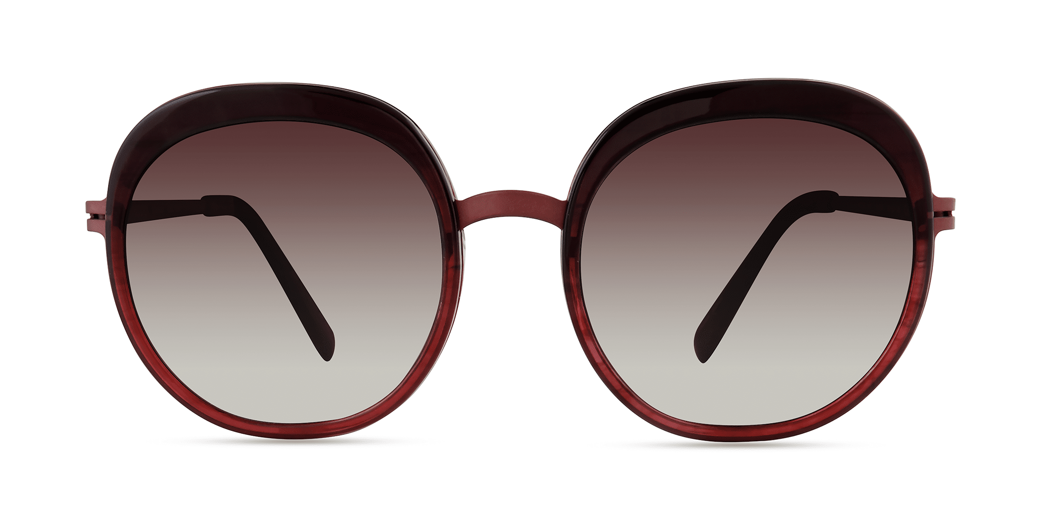 Modo 458 cateye sunglasses in Burgundy
