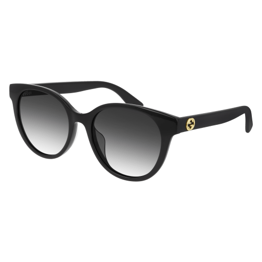 Gucci GG0702SK round sunglasses in Black Black Grey/Nylon