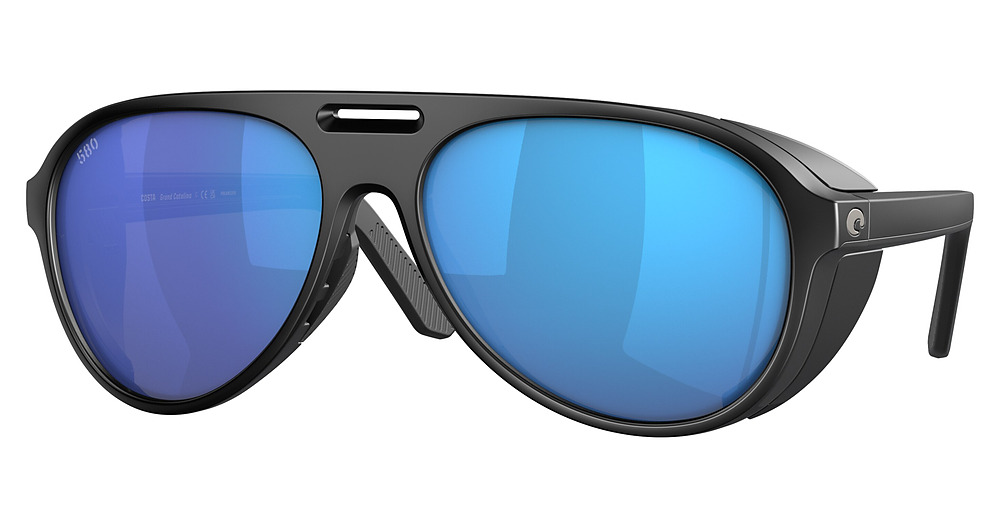 MATTE BLACK / BLUE MIRROR 580G
