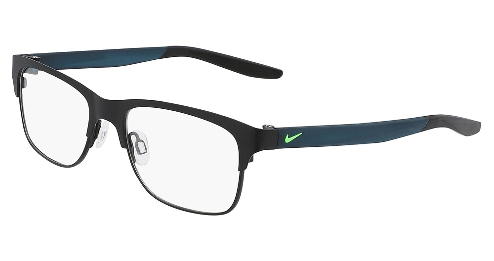 Satin Black/Dark Teal Green