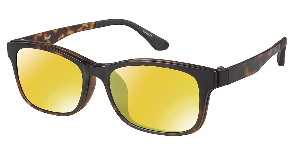 MAT/TORT/BLK POLAR Gold / Gold Polarized Mirror Clip