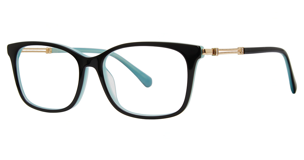 black/turquoise/gold