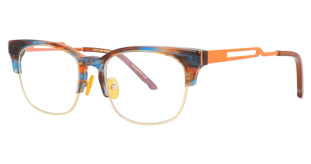 Rust- Cognac- Blue