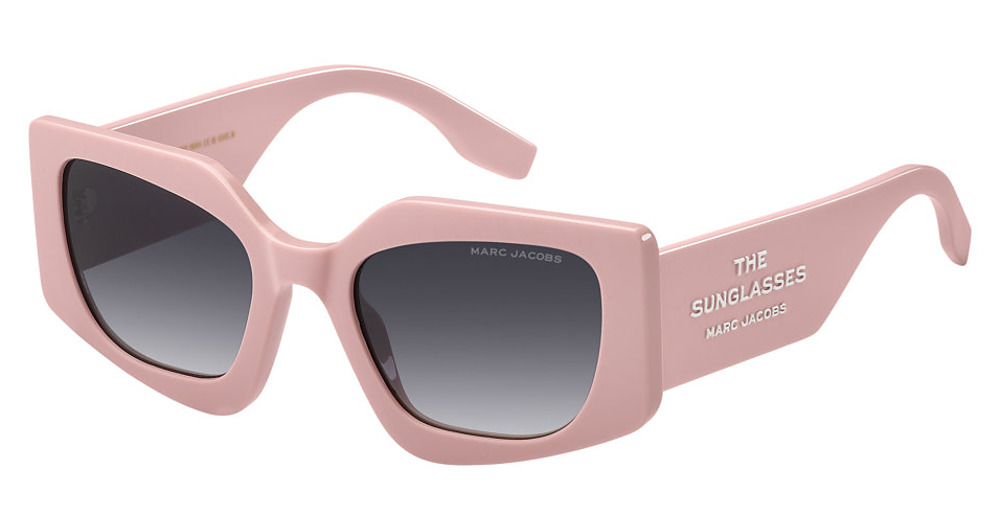 Marc Jacobs MARC 774/S rectangle sunglasses in Pink/Dark Grey Shaded