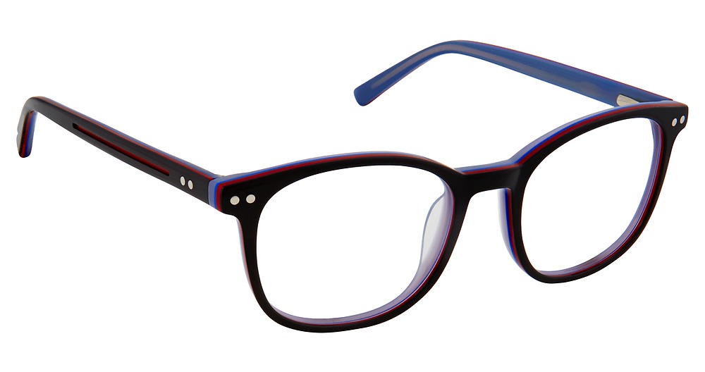 BLACK RED BLUE