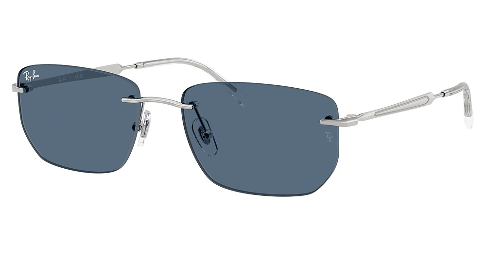 SILVER / DARK BLUE