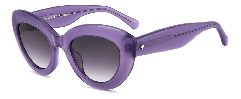 Kate Spade CAPRI/G/S cateye sunglasses in Violet/Violet Shaded