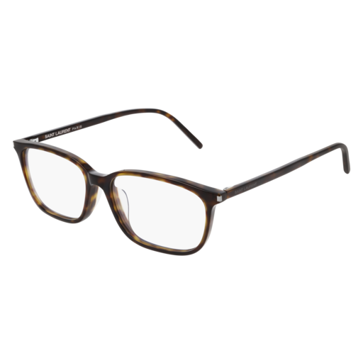 Saint Laurent SL 308/F rectangle eyeglasses in Havana