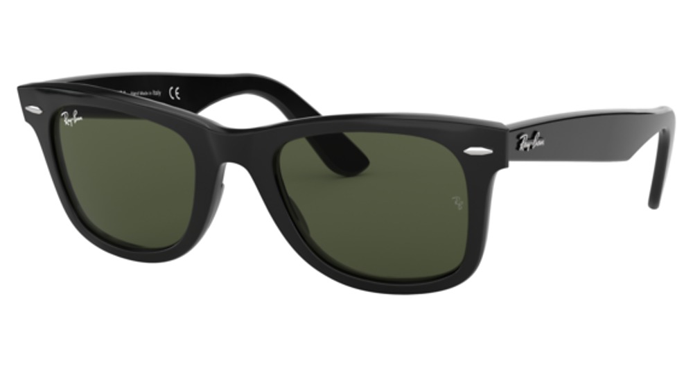 Ray-Ban RB2140 WAYFARER sunglasses in Black/G 15 Green