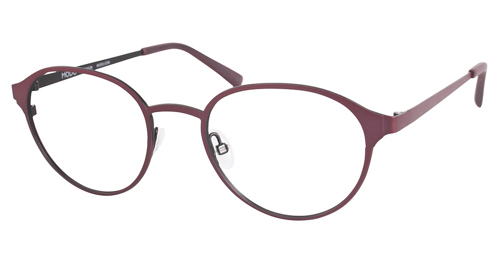 Modo 4215 round eyeglasses in Burgundy
