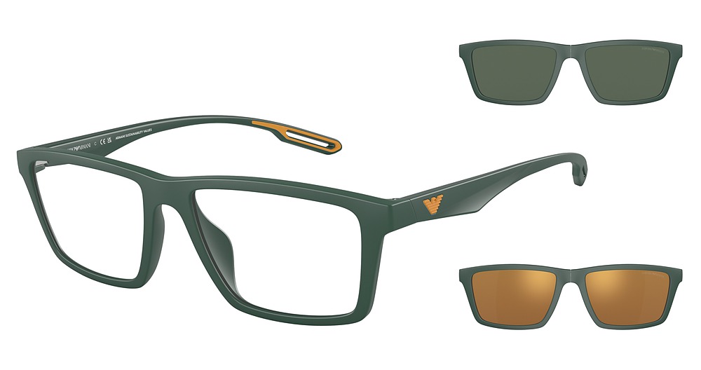 MATTE GREEN / CLEAR