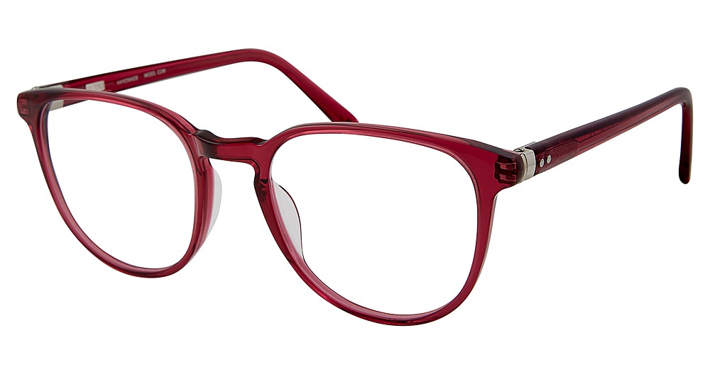 Modo 6532 round eyeglasses in Raspberry