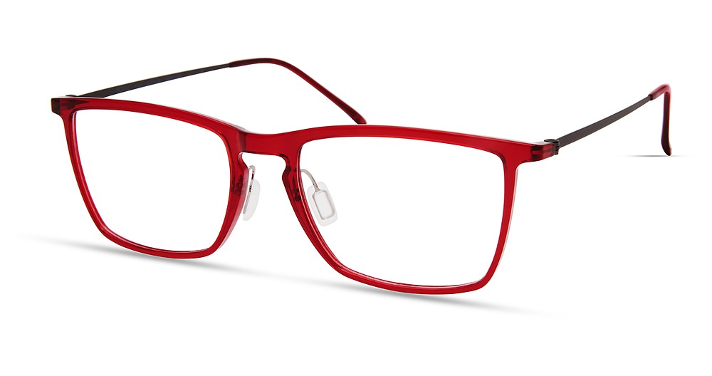 Modo 7054A round eyeglasses in Red