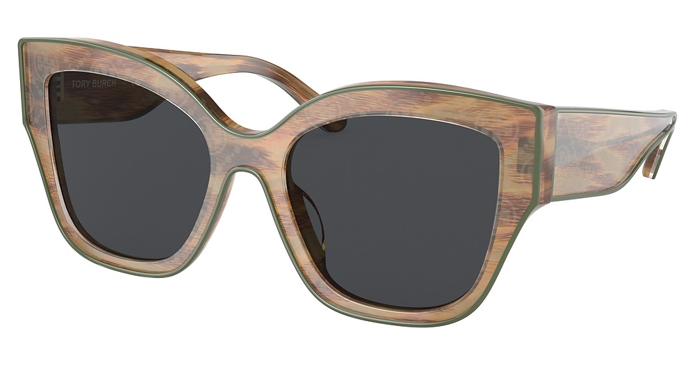 HONEY WOOD WITH OLIVE PI / SOLID GREY