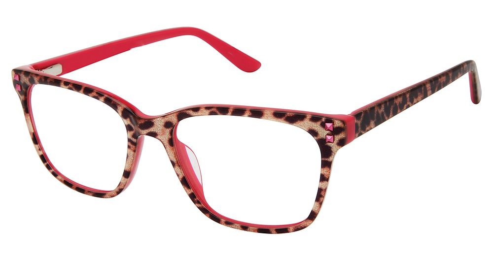 glitter leopard print