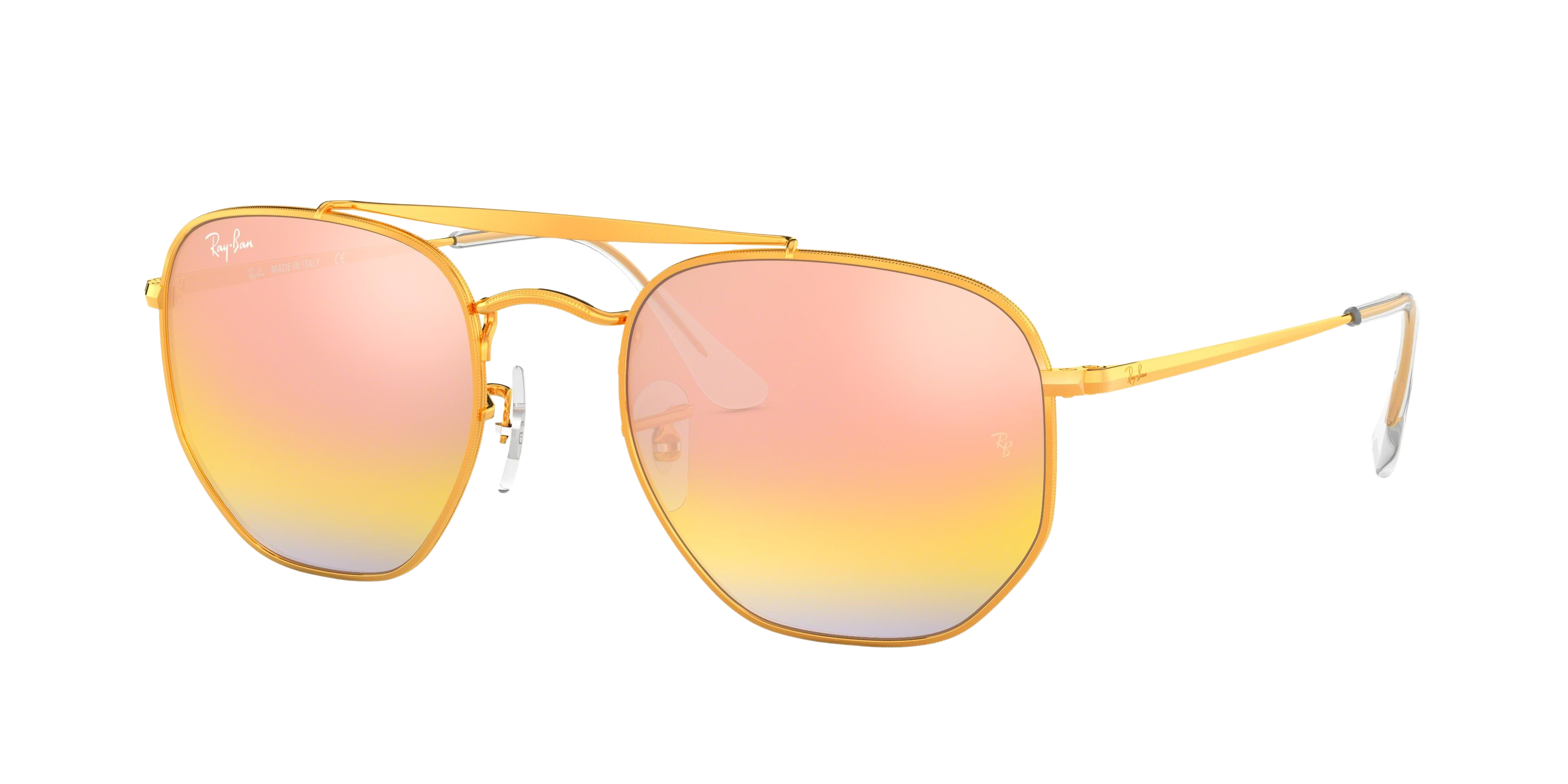 Ray-Ban RB3648 square sunglasses in Light Bronze
