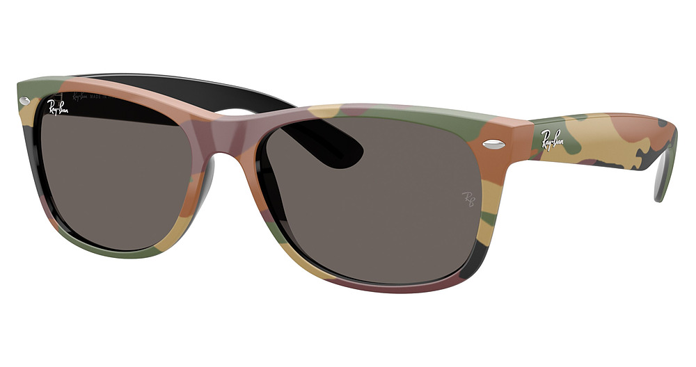BLACK WITH GREEN CAMU / DARK GREY