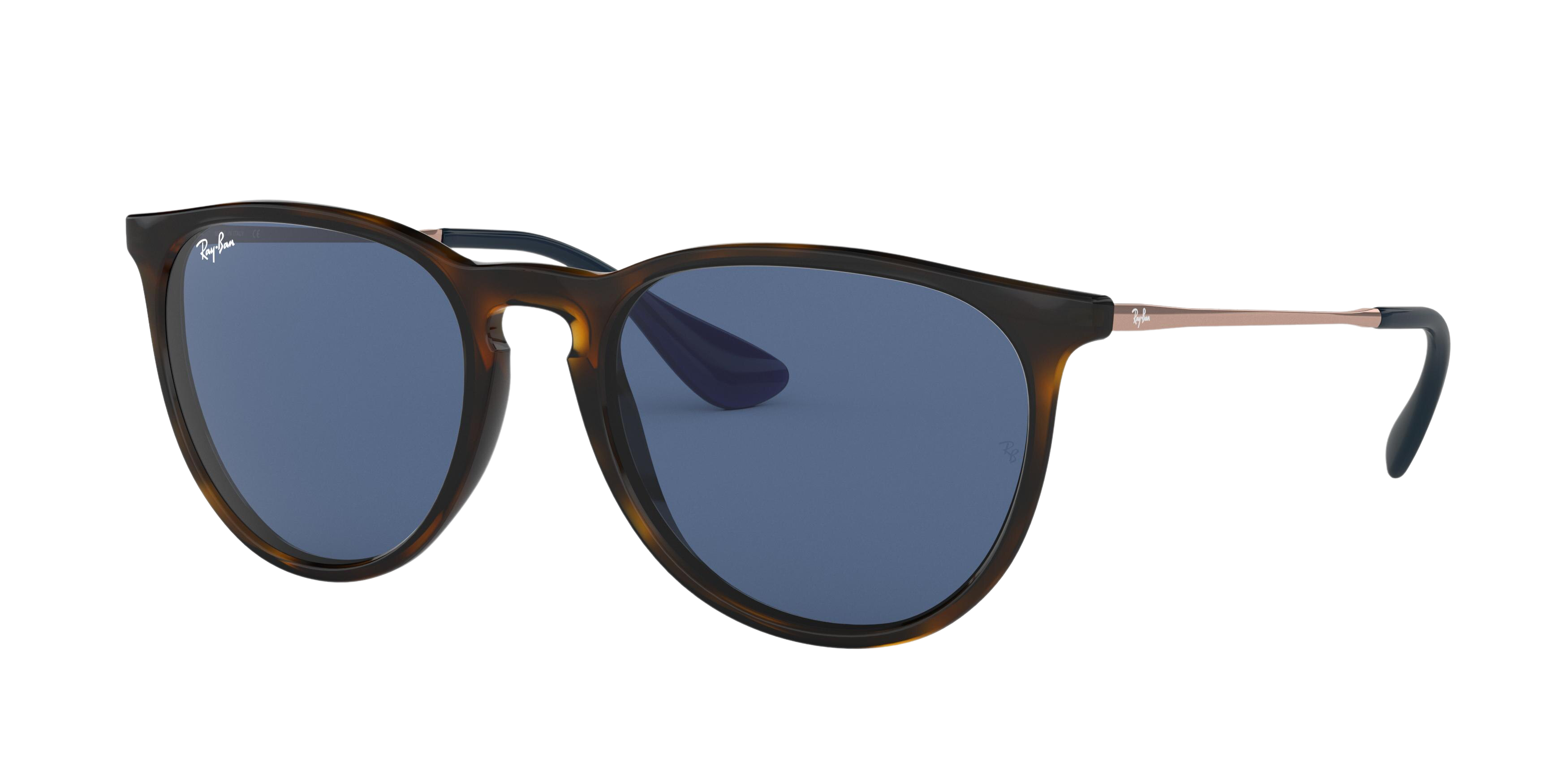 Ray-Ban RB4171F round sunglasses in Havana