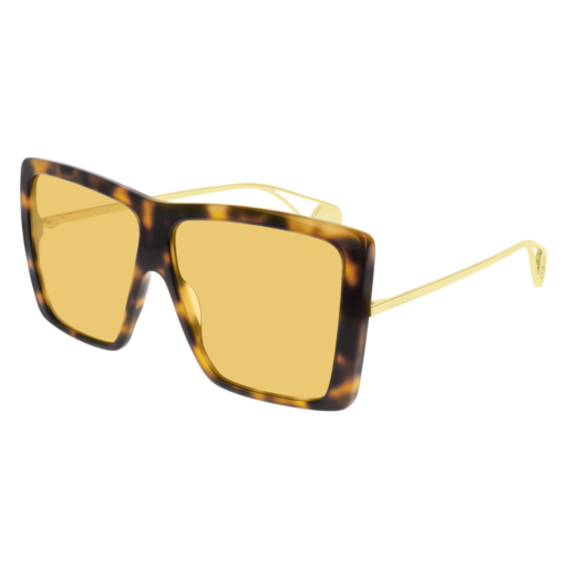 Gucci GG0434S rectangle sunglasses in Havana