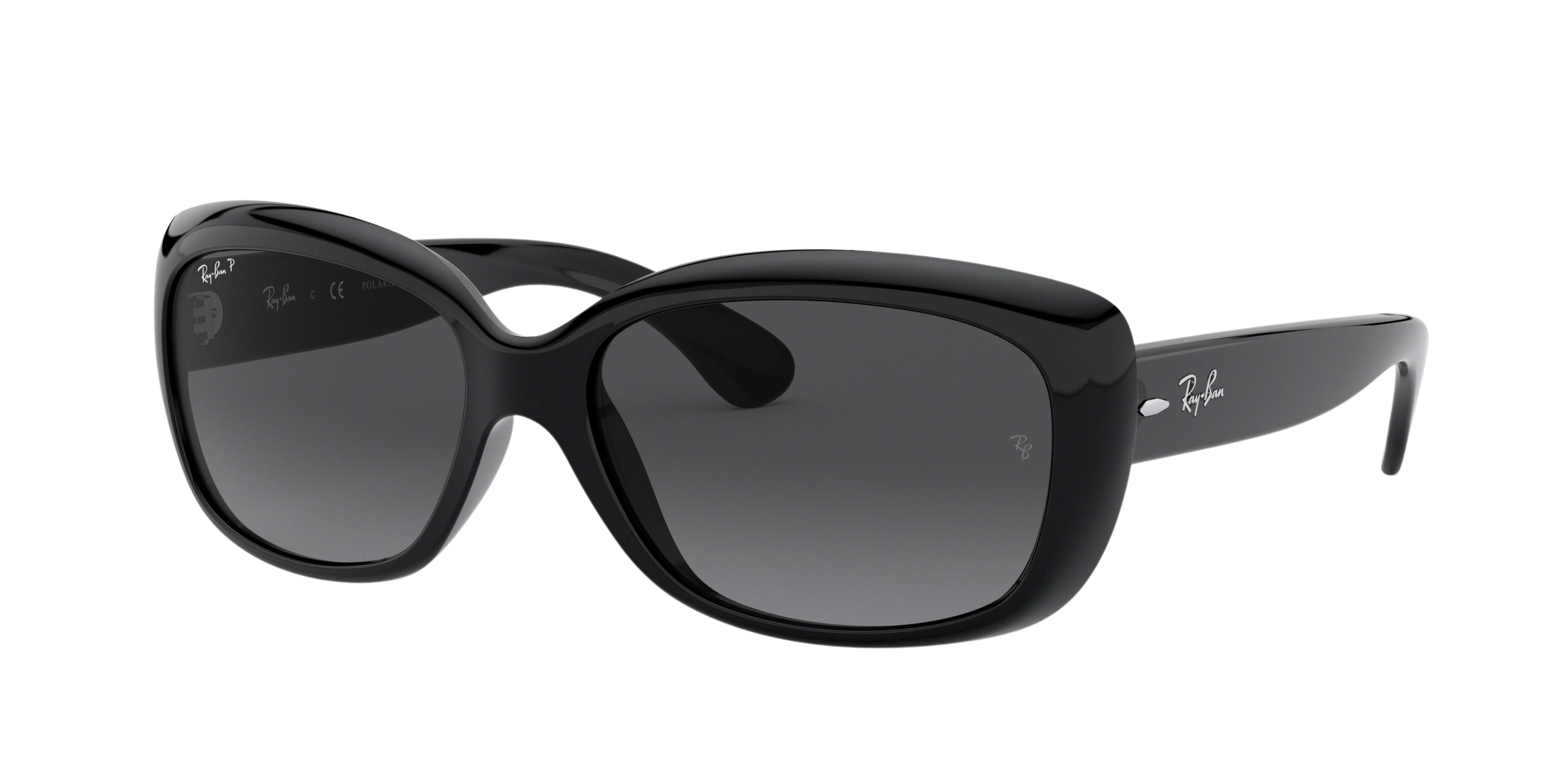 Ray-Ban RB4101F cateye sunglasses in Shiny Black