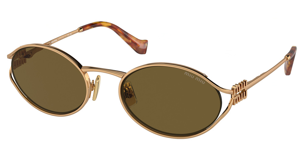 BRASS GOLD / DARK BROWN