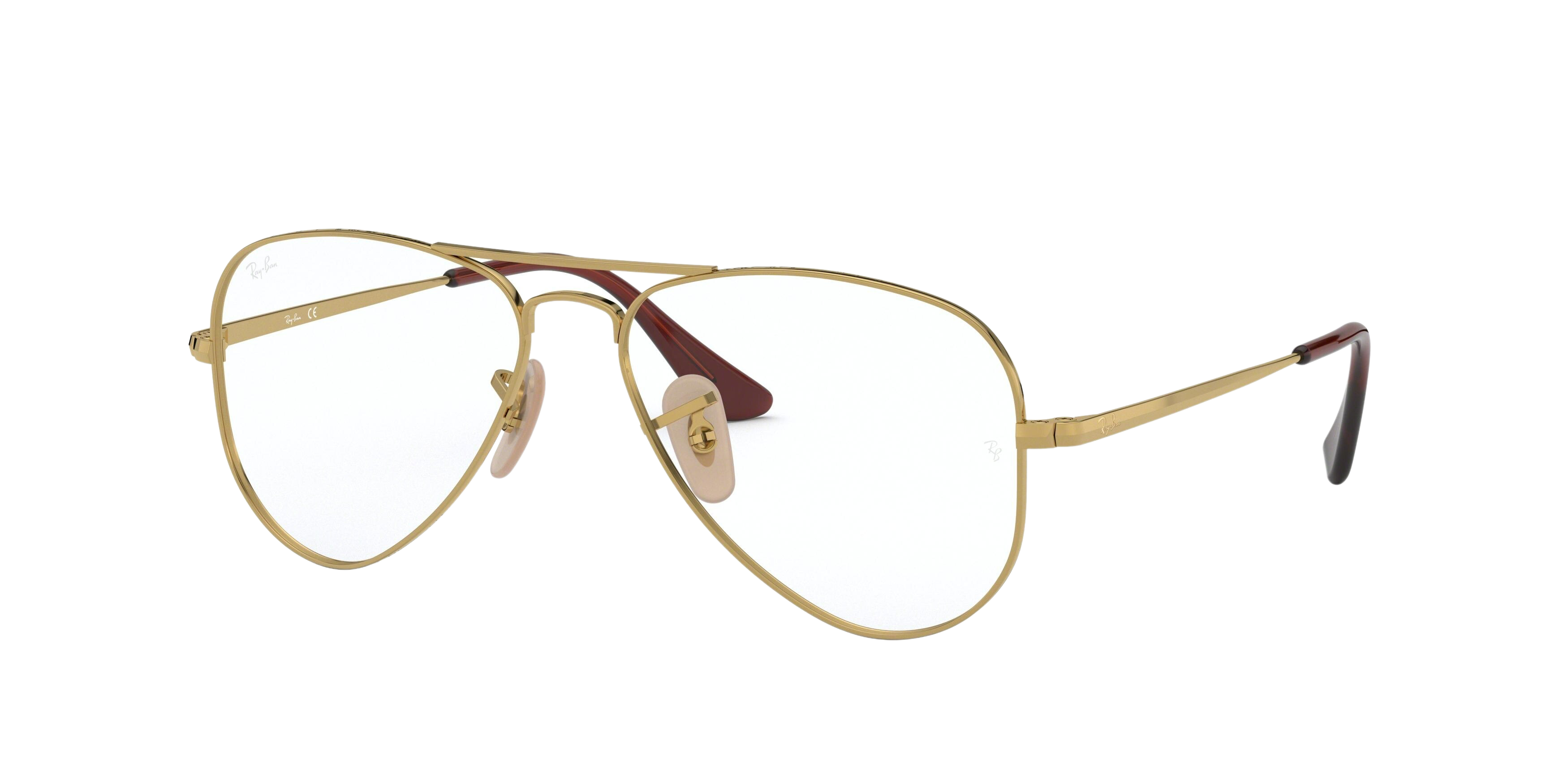 Ray-Ban RY1089 round eyeglasses in Gold