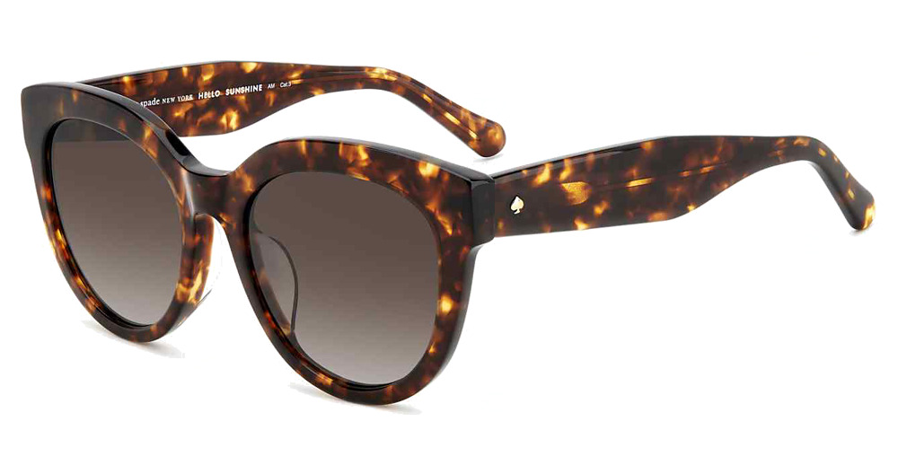 Kate Spade BREA/F/S cateye sunglasses in Havana/Brown Shaded