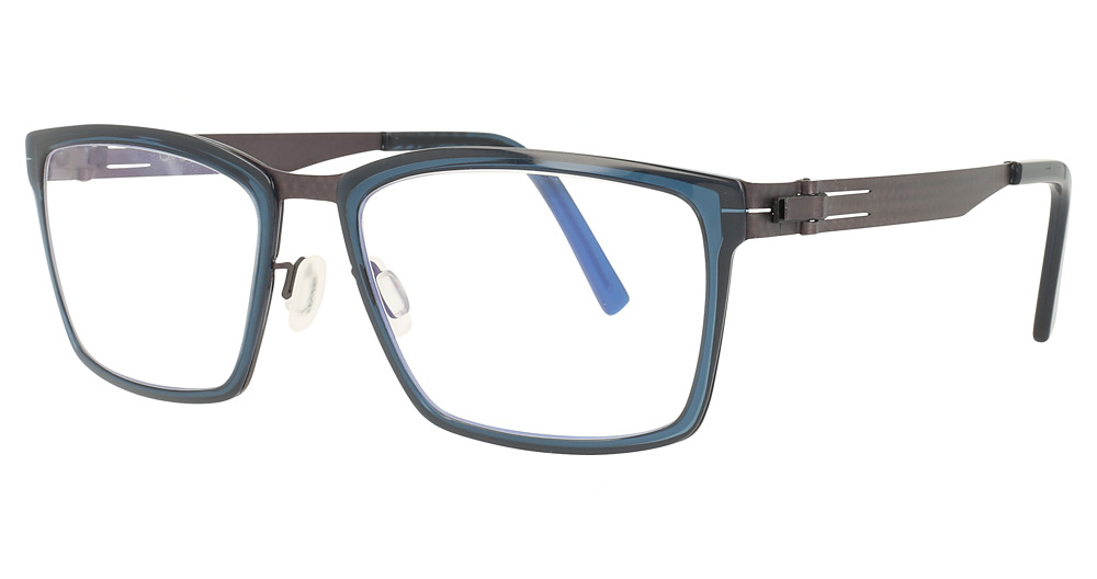 black pattern matte w/ blue