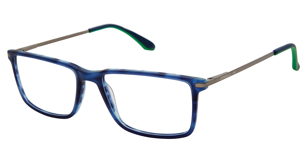 Matte Blue Horn/ Titanium
