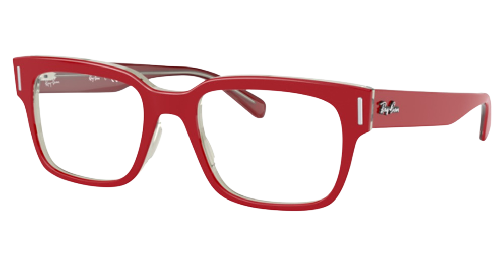 RED ON TRANSPARENT GREY
