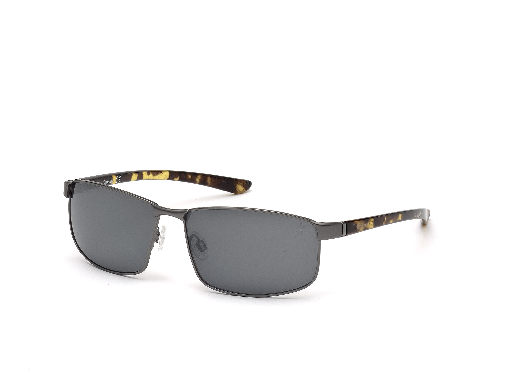 Satin Gunmetal, Demi Temples / Smoke Flash Mirror Lenses