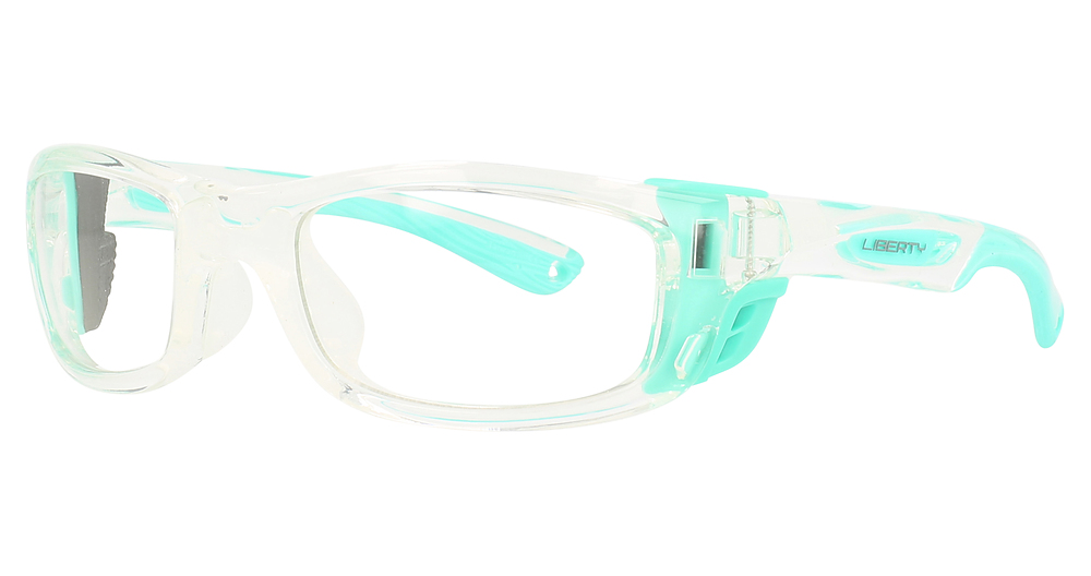 Shiny Clear Turquoise / Clear Anti-Fog