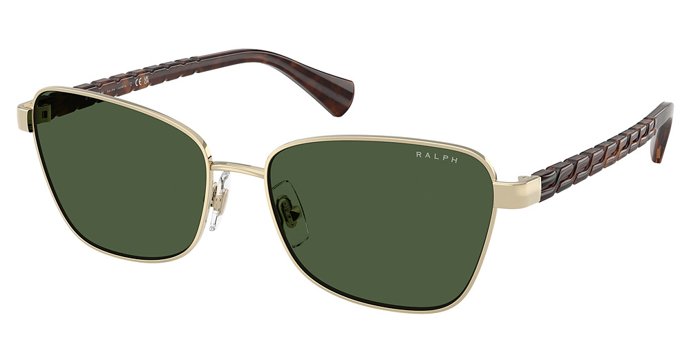 SHINY PALE GOLD / DARK GREEN