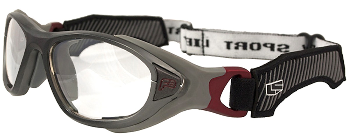 Charcoal Fade / Clear Silver Flash