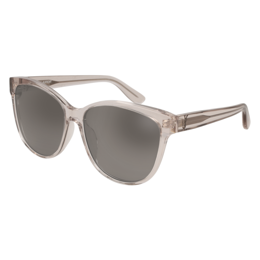 Saint Laurent SL M23/K round sunglasses in Nude